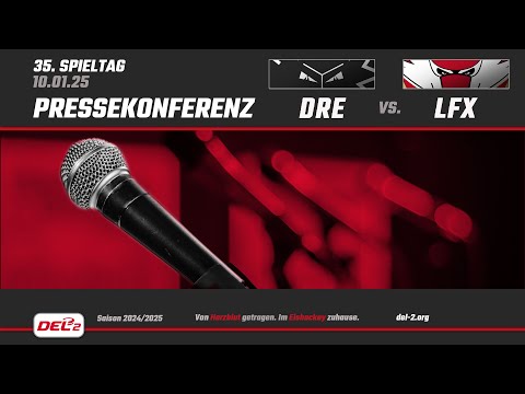 DEL2 Pressekonferenz Spieltag 35: Dresdner Eislöwen vs. Lausitzer Füchse