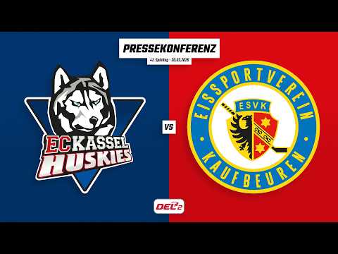 Pressekonferenz 47. Spieltag | EC Kassel Huskies - ESV Kaufbeuren