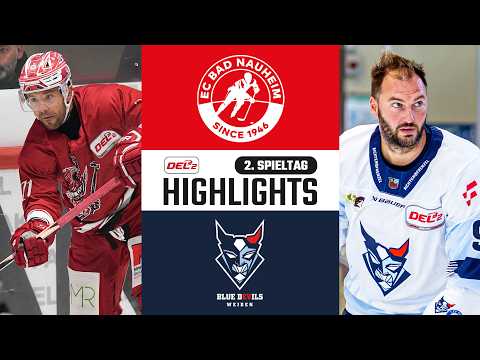 2. Spieltag | EC Bad Nauheim vs. Blue Devils Weiden | DEL2 Saison 2026/27