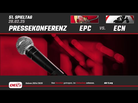 DEL2 Pressekonferenz Spieltag 51: Eispiraten Crimmitschau vs. EC Bad Nauheim