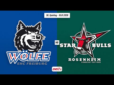 36. Spieltag DEL2 | EHC Freiburg vs. Starbulls Rosenheim | Game Highlights
