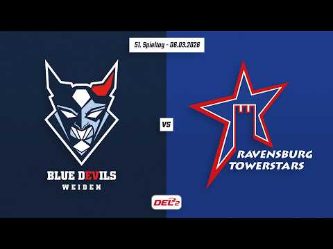 51. Spieltag DEL2 | Blue Devils Weiden vs. Ravensburg Towerstars | Game Highlights