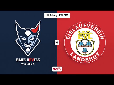 34. Spieltag DEL2 | Blue Devils Weiden vs. EV Landshut | Game Highlights