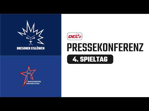 Pressekonferenz 4. Spieltag | Dresdner Eislöwen vs. Ravensburg Towerstars | DEL2 Saison 2026/27