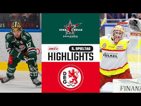 5. Spieltag | Starbulls Rosenheim vs. Düsseldorfer EG | DEL2 Saison 2026/27