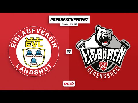 Pressekonferenz 5. Spieltag | EV Landshut - Eisbären Regensburg