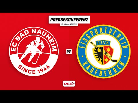 Pressekonferenz 39. Spieltag | EC Bad Nauheim - ESV Kaufbeuren