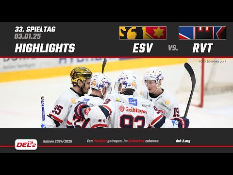 DEL2 Game Highlights Spieltag 33: ESV Kaufbeuren vs. Ravensburg Towerstars