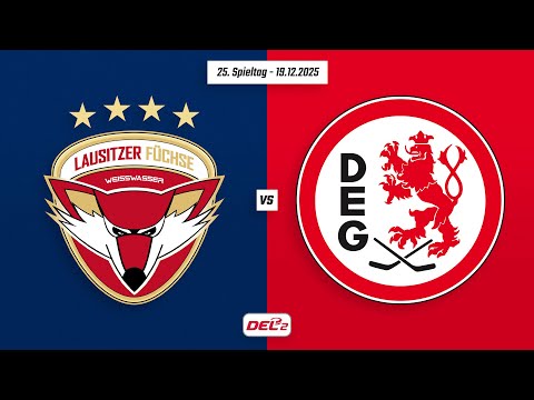 25. Spieltag DEL2 | Lausitzer Füchse vs. Düsseldorfer EG | Game Highlights