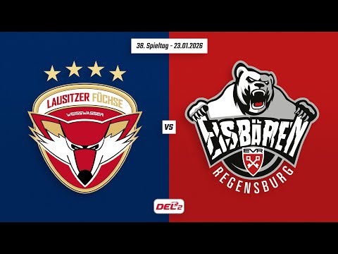 38. Spieltag DEL2 | Lausitzer Füchse vs. Eisbären Regensburg | Game Highlights