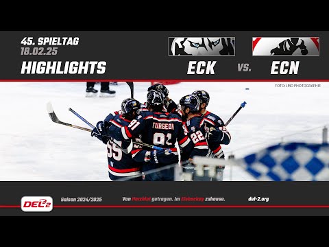DEL2 Game Highlights Spieltag 45: EC Kassel Huskies vs. EC Bad Nauheim