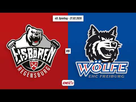 49. Spieltag DEL2 | Eisbären Regensburg vs. EHC Freiburg | Game Highlights