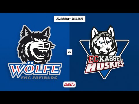 20. Spieltag DEL2 | EHC Freiburg vs. EC Kassel Huskies | Game Highlights