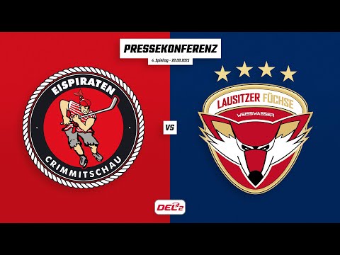 Pressekonferenz 4. Spieltag | Eispiraten Crimmitschau - Lausitzer Füchse