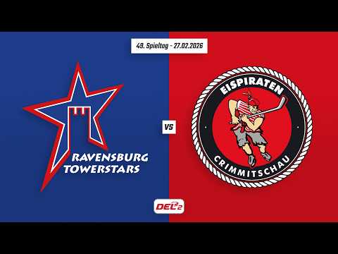49. Spieltag DEL2 | Ravensburg Towerstars vs. Eispiraten Crimmitschau | Game Highlights