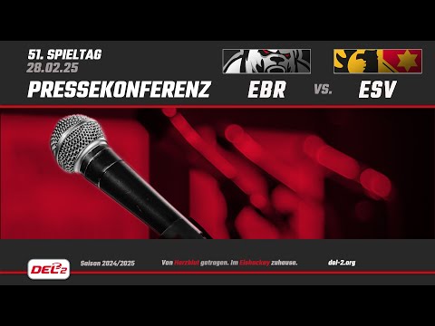 DEL2 Pressekonferenz Spieltag 51: Eisbären Regensburg vs. ESV Kaufbeuren