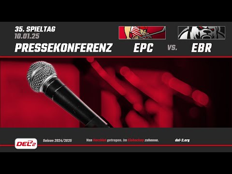 DEL2 Pressekonferenz Spieltag 35: Eispiraten Crimmitschau vs. Eisbären Regensburg