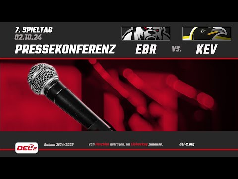 Pressekonferenz Spieltag 7: Eisbären Regensburg vs. Krefeld Pinguine