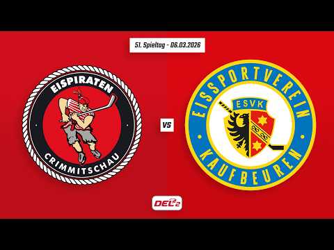 51. Spieltag DEL2 | Eispiraten Crimmitschau vs. ESV Kaufbeuren | Game Highlights