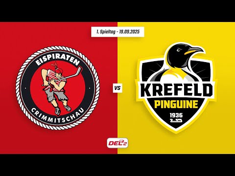 1. Spieltag DEL2 | Eispiraten Crimmitschau vs. Krefeld Pinguine | Game Highlights