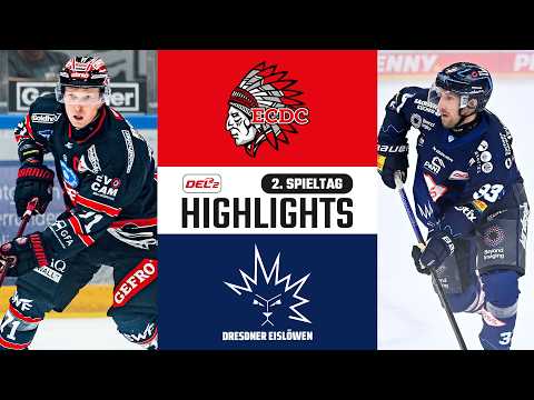 2. Spieltag | ECDC Memmingen Indians vs. Dresdner Eislöwen | DEL2 Saison 2026/27