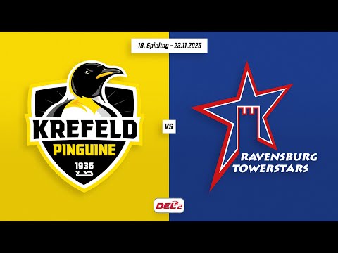 18. Spieltag DEL2 | Krefeld Pinguine vs. Ravensburg Towerstars | Game Highlights