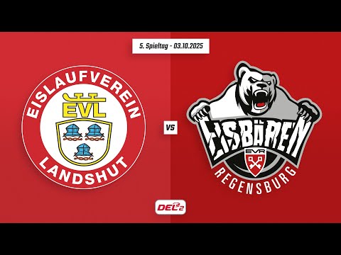 5. Spieltag DEL2 | EV Landshut vs. Eisbären Regensburg | Game Highlights