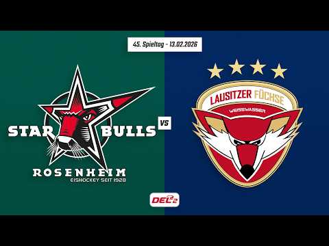 45. Spieltag DEL2 | Starbulls Rosenheim vs. Lausitzer Füchse | Game Highlights