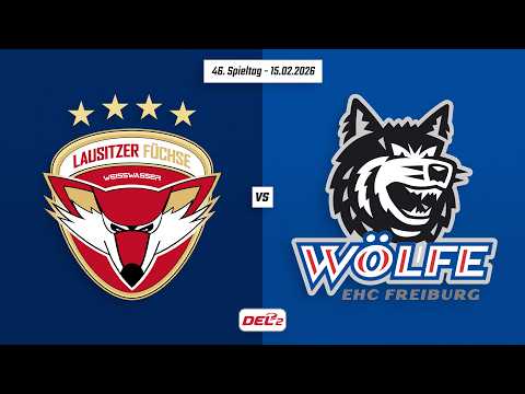 46. Spieltag DEL2 | Lausitzer Füchse vs. EHC Freiburg | Game Highlights