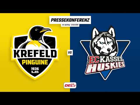 Pressekonferenz 48. Spieltag | Krefeld Pinguine - EC Kassel Huskies