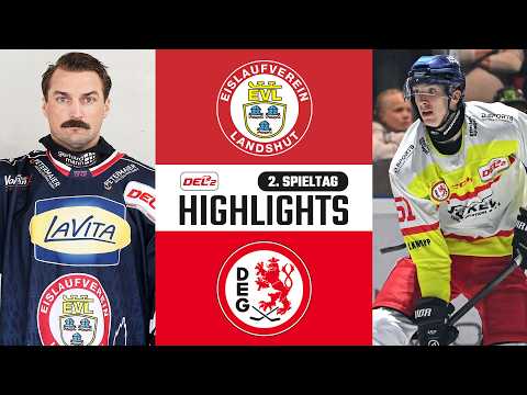 2. Spieltag | EV Landshut vs. Düsseldorfer EG | DEL2 Saison 2026/27