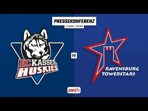 Pressekonferenz 46. Spieltag | EC Kassel Huskies - Ravensburg Towerstars