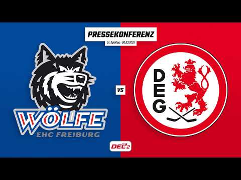 Pressekonferenz 51. Spieltag | EHC Freiburg - Düsseldorfer EG