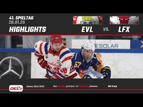 DEL2 Game Highlights Spieltag 41: EV Landshut vs. Lausitzer Füchse