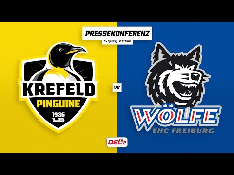 Pressekonferenz 35. Spieltag | Krefeld Pinguine - EHC Freiburg