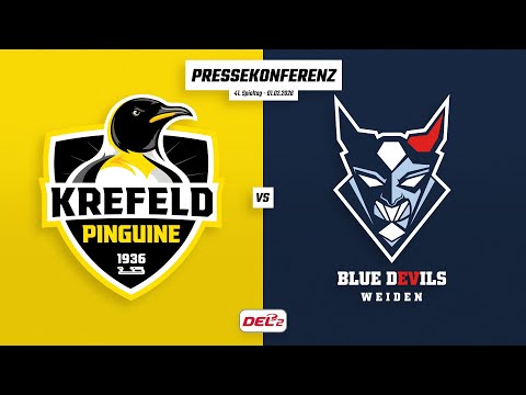 Pressekonferenz 41. Spieltag | Krefeld Pinguine - Blue Devils Weiden