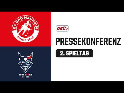 Pressekonferenz 2. Spieltag | EC Bad Nauheim vs. Blue Devils Weiden | DEL2 Saison 2026/27