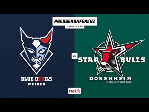 Pressekonferenz 13. Spieltag | Blue Devils Weiden - Starbulls Rosenheim