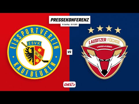 Pressekonferenz 18. Spieltag | ESV Kaufbeuren - Lausitzer Füchse