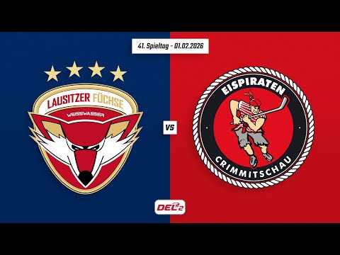 41. Spieltag DEL2 | Lausitzer Füchse vs. Eispiraten Crimmitschau | Game Highlights