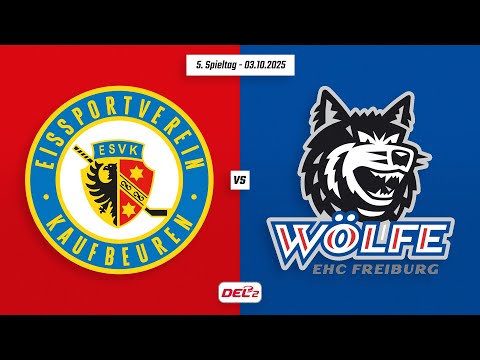 5. Spieltag DEL2 | ESV Kaufbeuren vs. EHC Freiburg | Game Highlights
