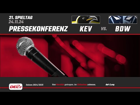 Pressekonferenz Spieltag 21: Krefeld Pinguine vs. Blue Devils Weiden
