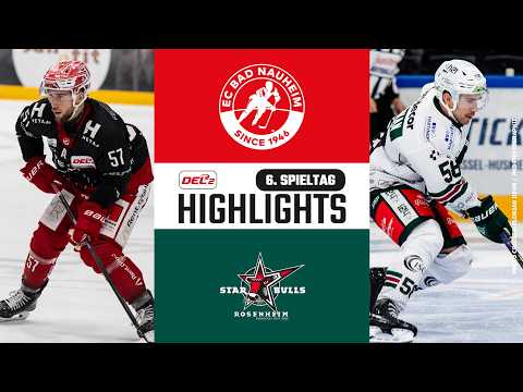 6. Spieltag | EC Bad Nauheim vs. Starbulls Rosenheim | DEL2 Saison 2026/27