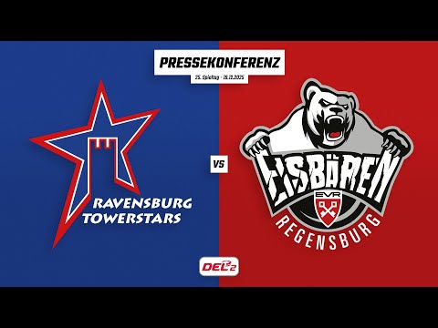 Pressekonferenz 25. Spieltag | Ravensburg Towerstars - Eisbären Regensburg