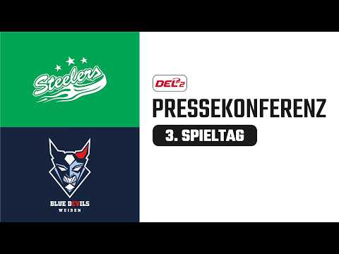 Pressekonferenz 3. Spieltag | Bietigheim Steelers vs. Blue Devils Weiden | DEL2 Saison 2026/27