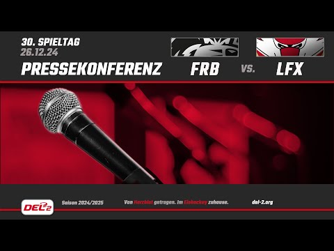 Pressekonferenz Spieltag 30: EHC Freiburg vs. Lausitzer Füchse