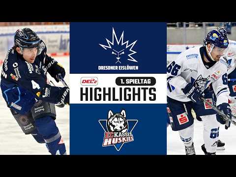 1. Spieltag | Dresdner Eislöwen vs. EC Kassel Huskies | DEL2 Saison 2026/27