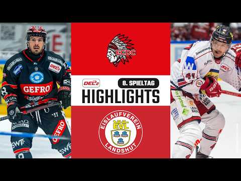 8. Spieltag | ECDC Memmingen Indians vs. EV Landshut | DEL2 Saison 2026/27