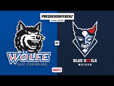 Pressekonferenz 3. Spieltag | EHC Freiburg - Blue Devils Weiden