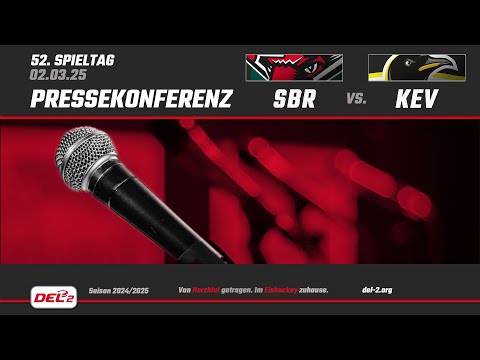 DEL2 Pressekonferenz Spieltag 52: Starbulls Rosenheim vs. Krefeld Pinguine